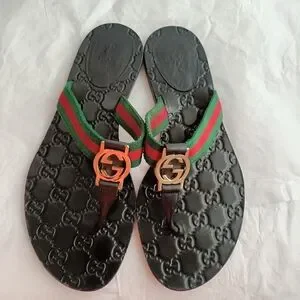 ? Gucci GG Guccissima Flip-Flop Sandals Gucci | Shoes | Gucci Gg Guccissima Flipflop Sandals | Poshmark main image 4